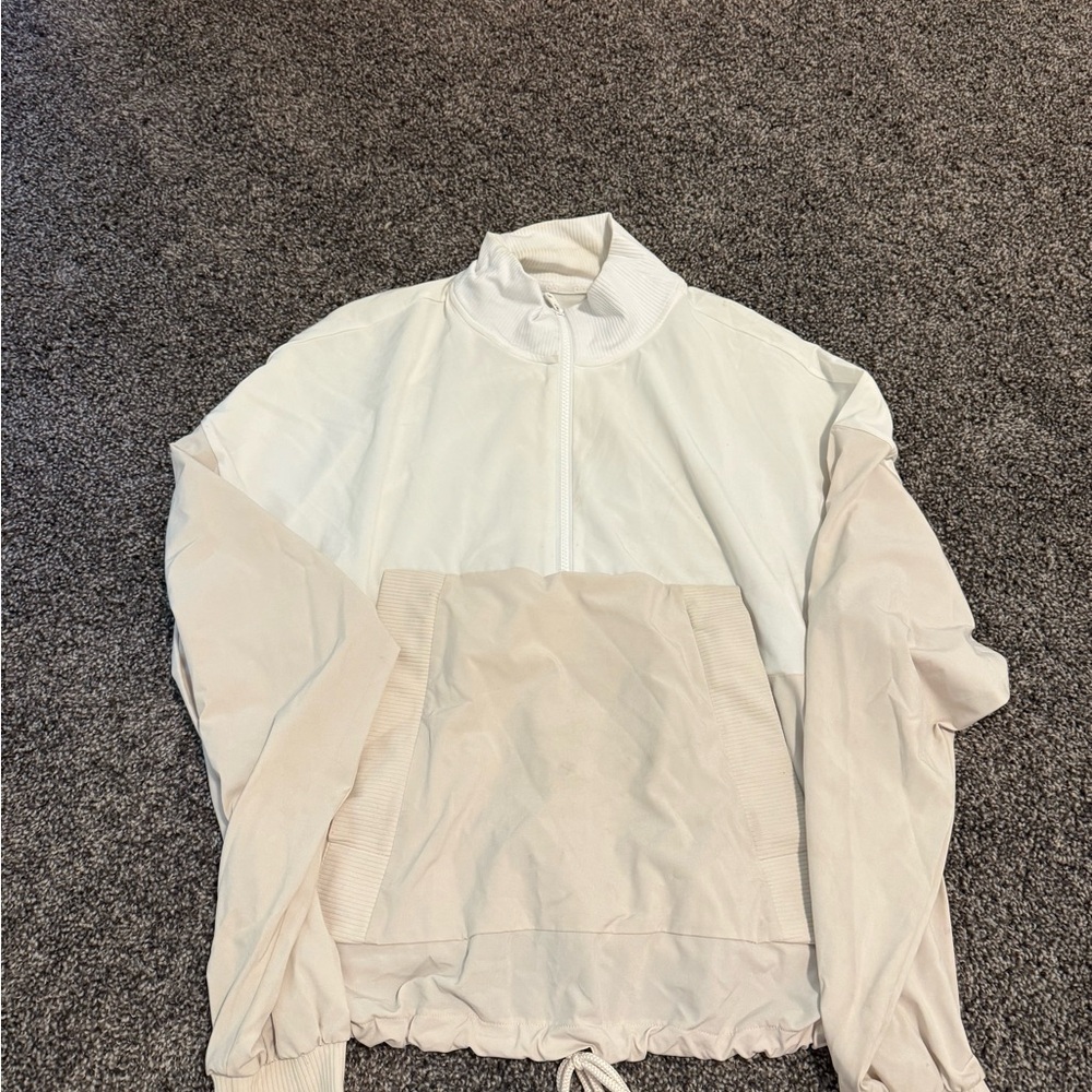 Two-Tone Zip-Up Jacket